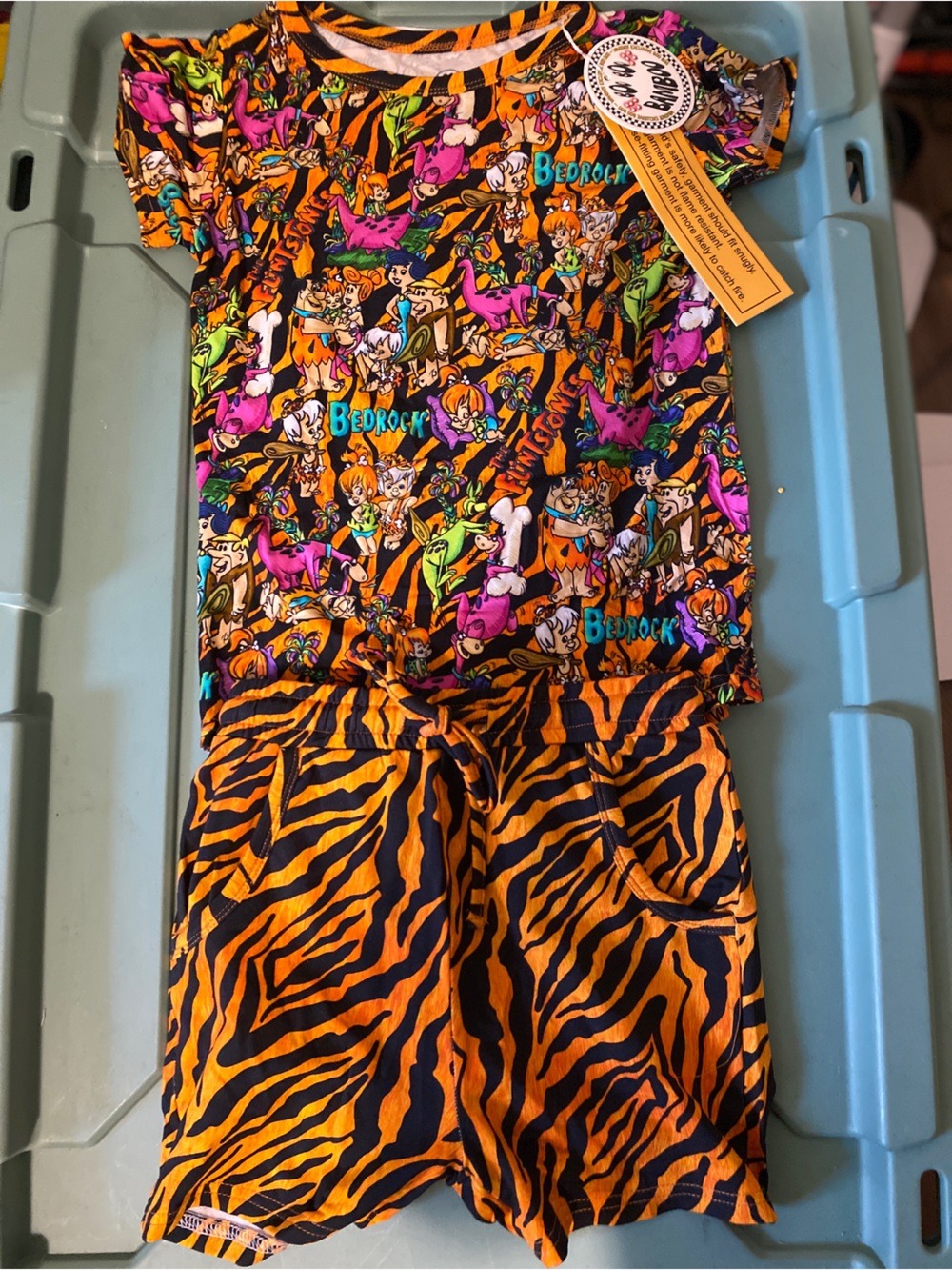 7/8 bamboo French Terry daywear short set NWT